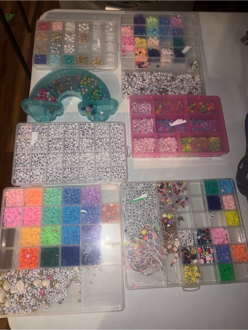 DIY Bead Kit - Multi Color Assorted Beads for Bracelet Making